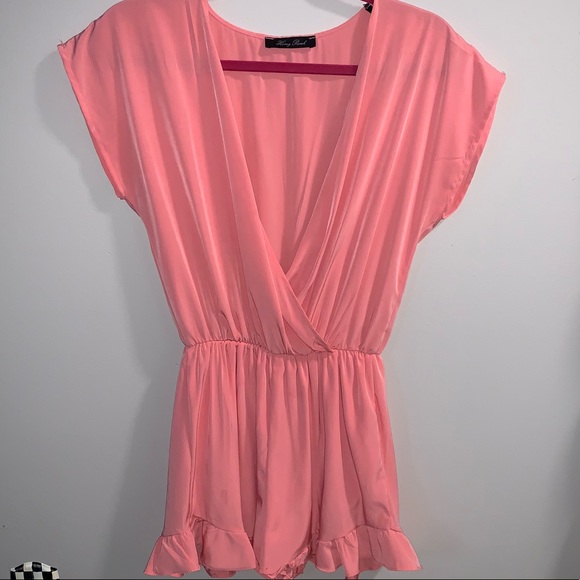 Francesca's Collections Pants - Francesca’s Pink Romper